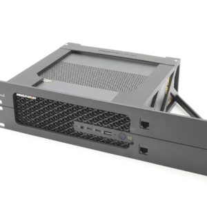 Rack mount for 1 miniSforum MS-S1 MAX 19 inch 2U - 2x keystones included (Copy)
