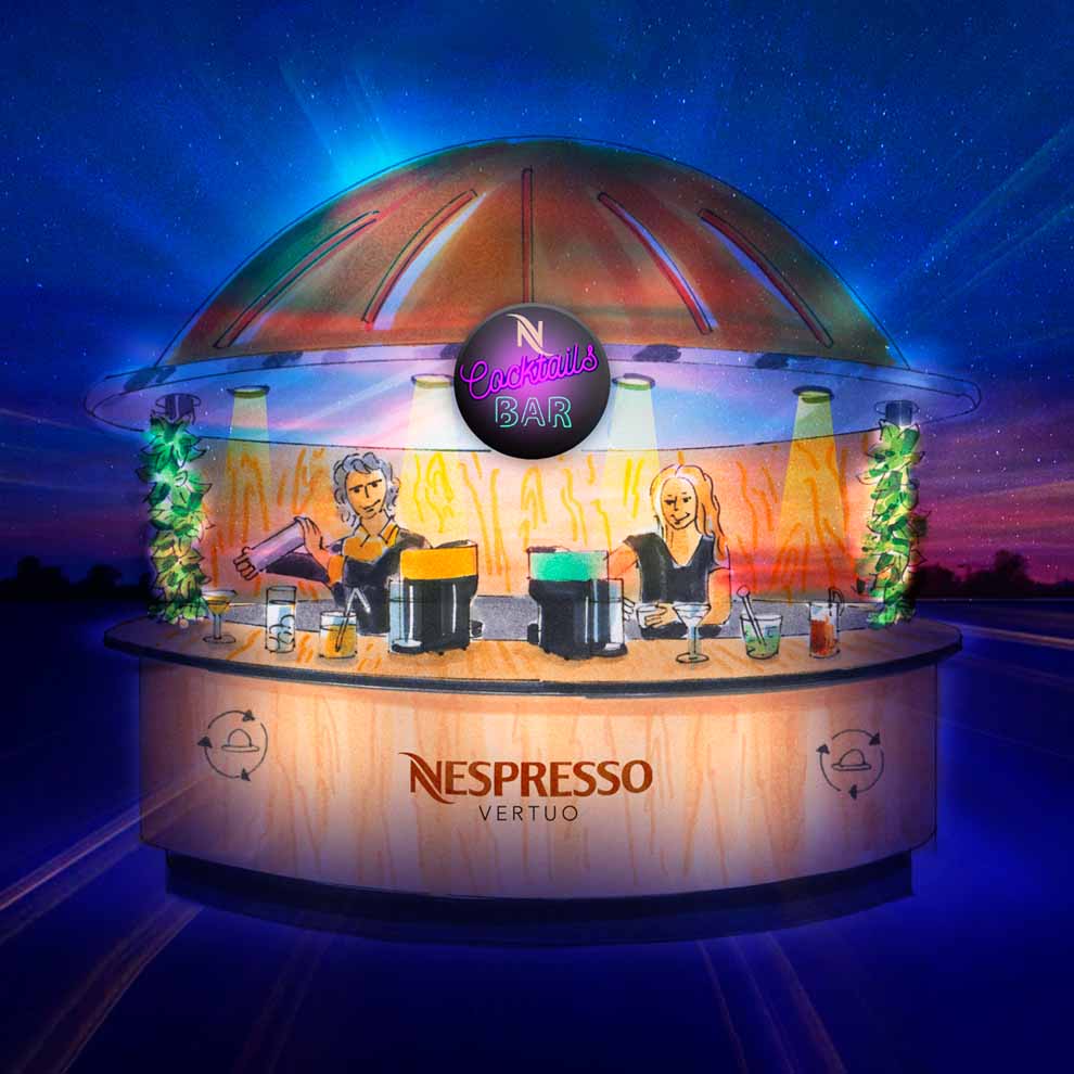 Nespresso cocktailbar promo