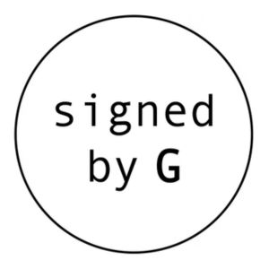 Signed by G logo