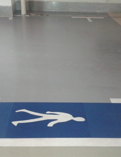 Cold plastic marking