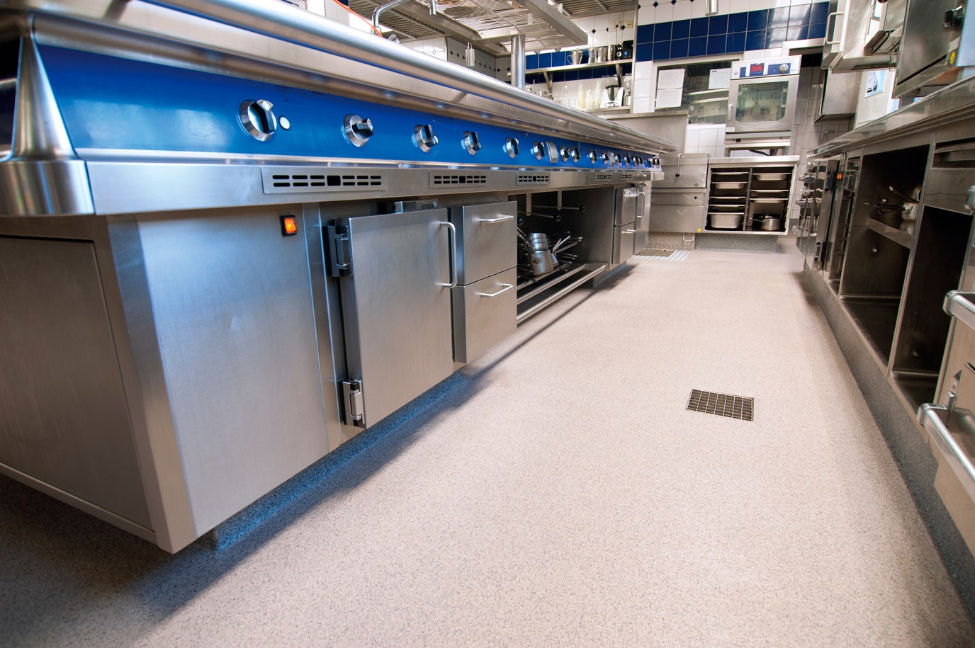 Wet area anti skid flooring