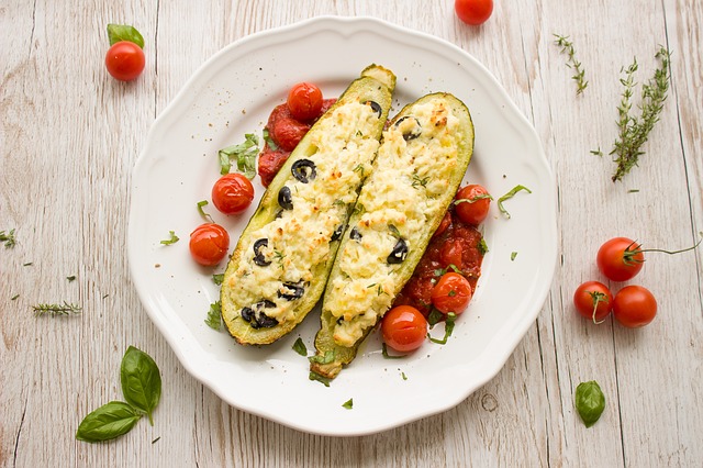 gegrilde courgette