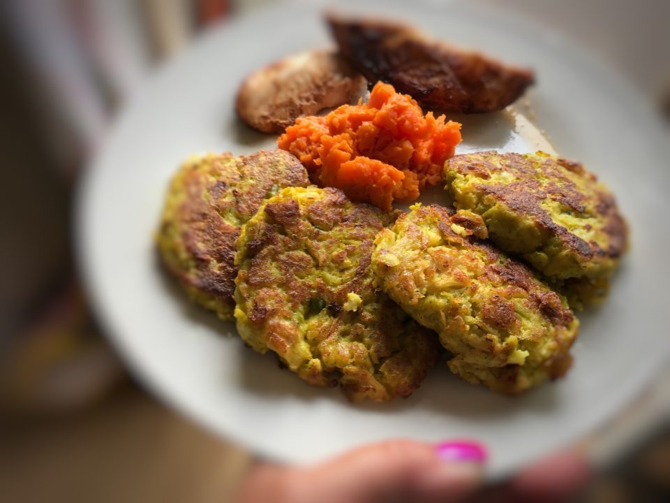 bloemkool-broccoli koekjes