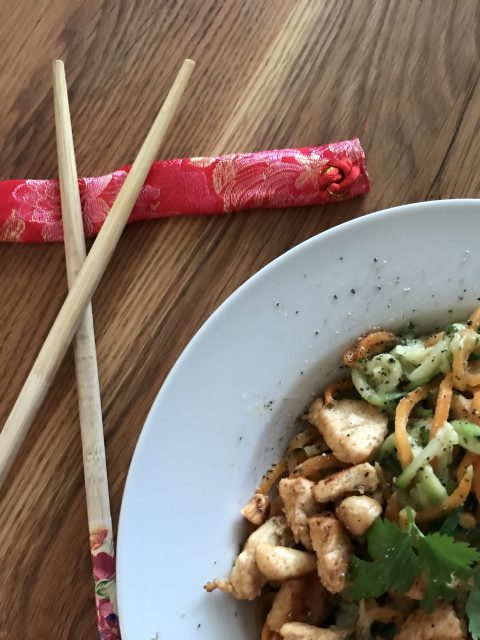 courgette wortel noodles