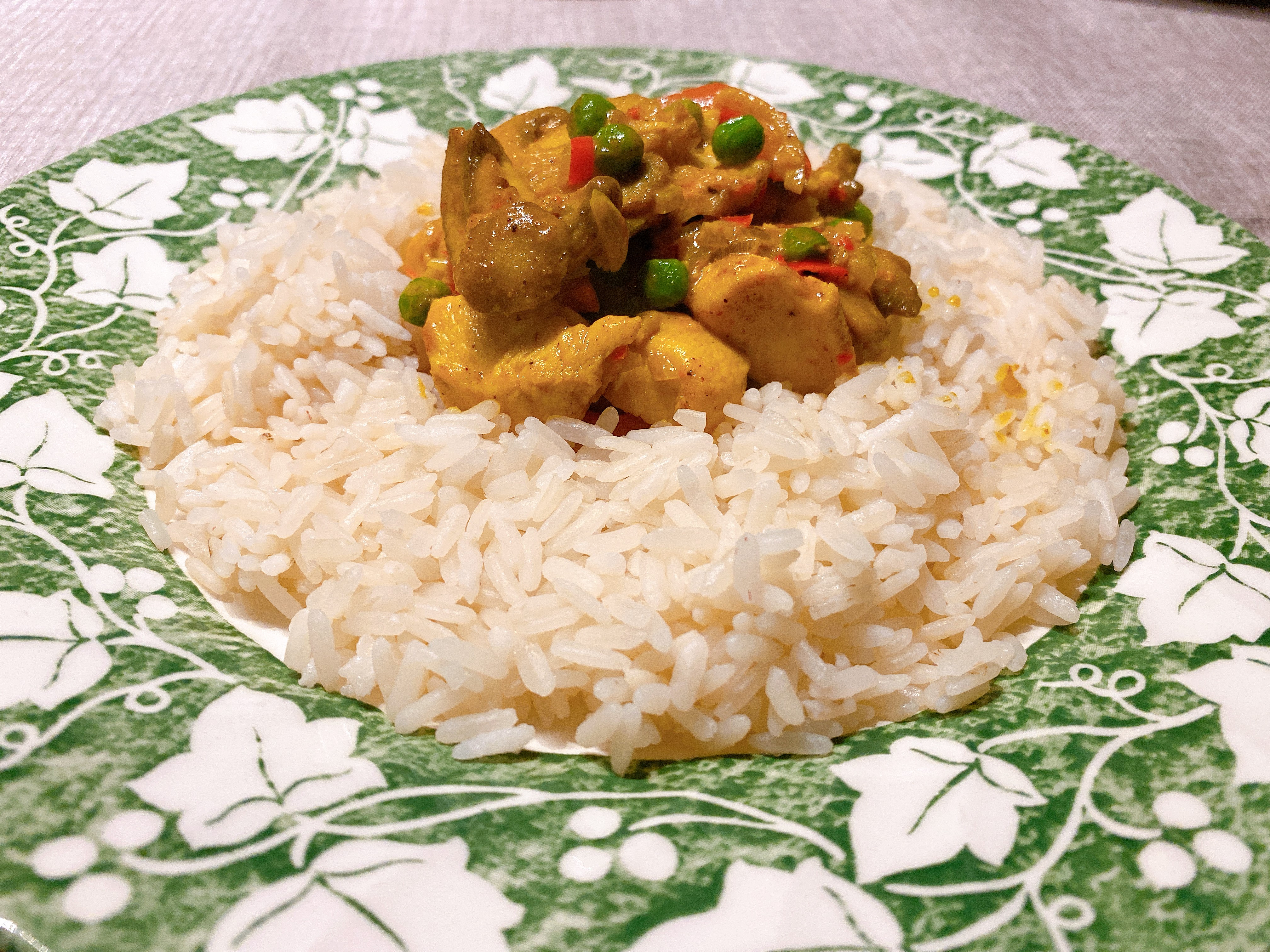 pittige kip curry