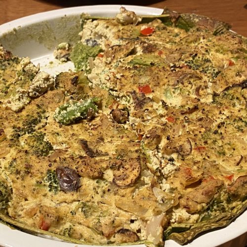 broccoli-paddenstoelen quiche