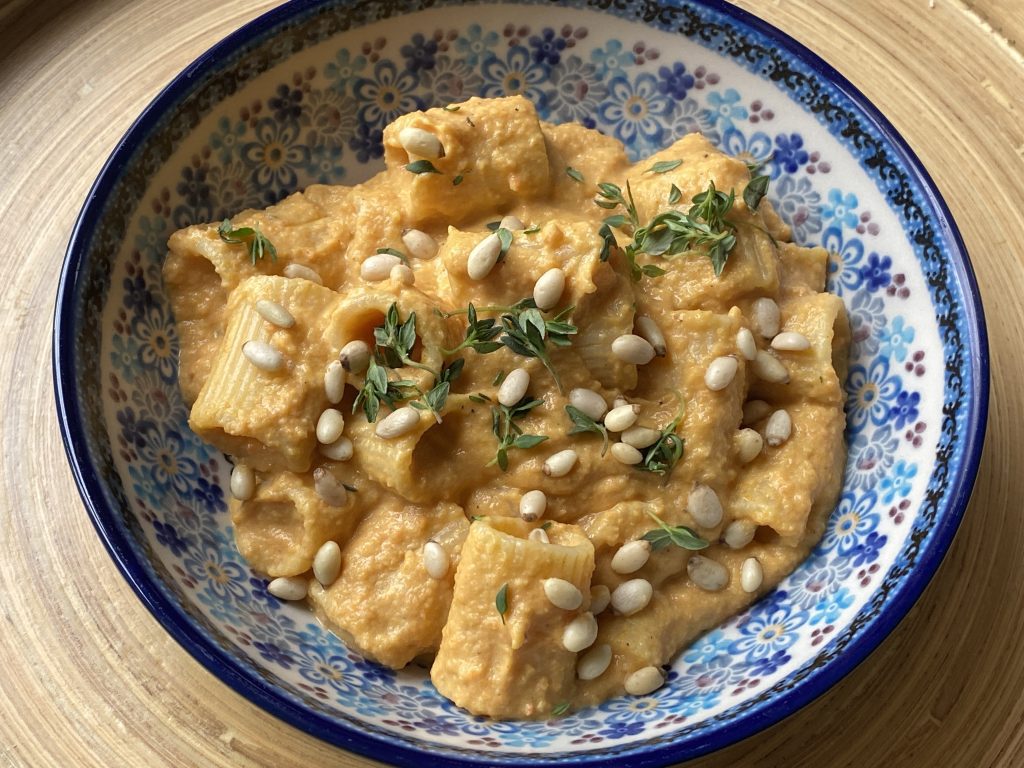 rigatoni met romige saus
