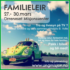 Familieleir - plakat