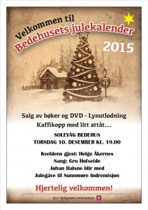 Solevåg bedehus 10. desember 19.00