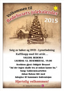 Valldal bedehus 12. desember 19.00