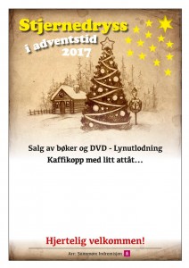 Plakat Stjernedryss i adventstid 2017