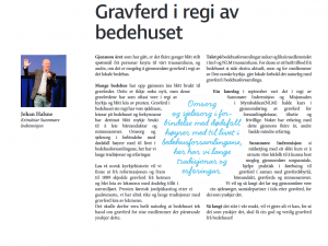 Gravferd i bedehuset