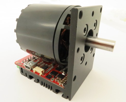 zoomed picture of a servo motor