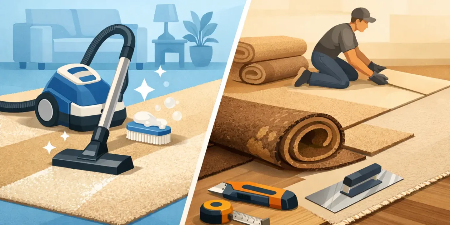 Carpet Cleaning vs Replacement Costs