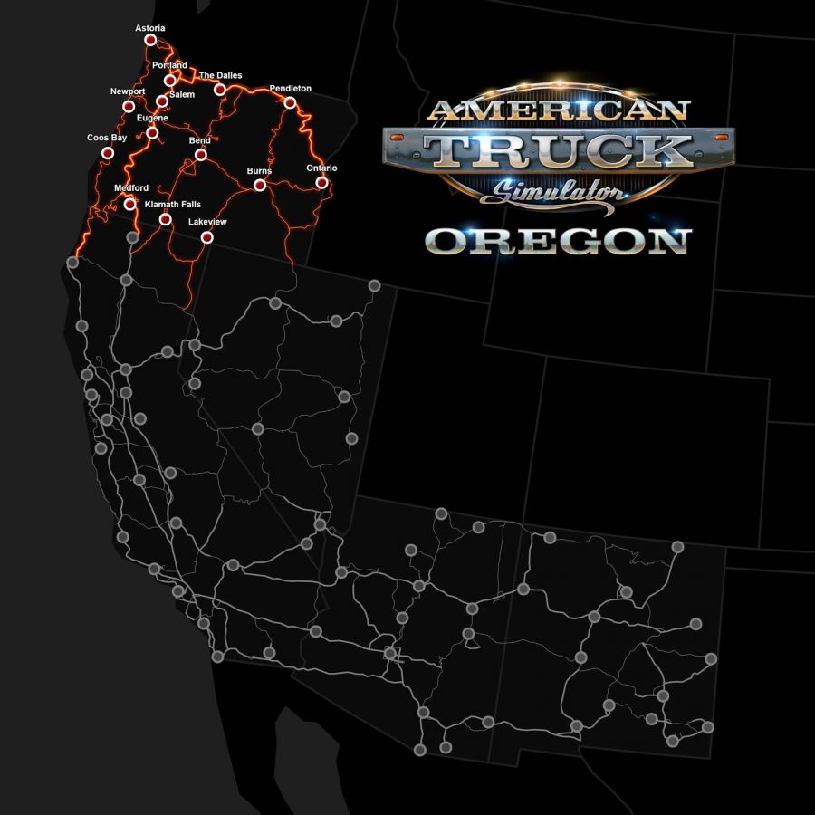 Ats dlc oregon достижения