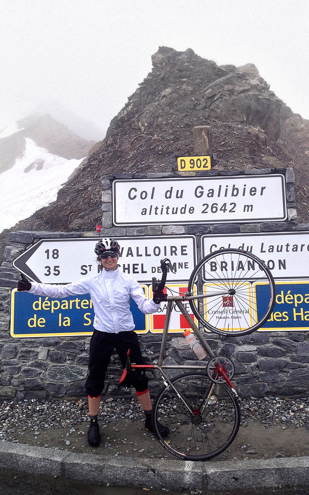 Mit Agresti Singlespeed Rennrad auf der Route des Grandes Alpes | Col du Galibier