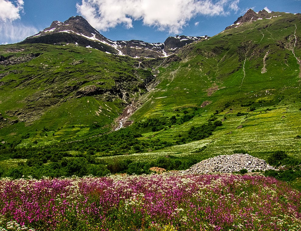 Mit Agresti Singlespeed Rennrad auf der Route des Grandes Alpes | Alpenlandschaft