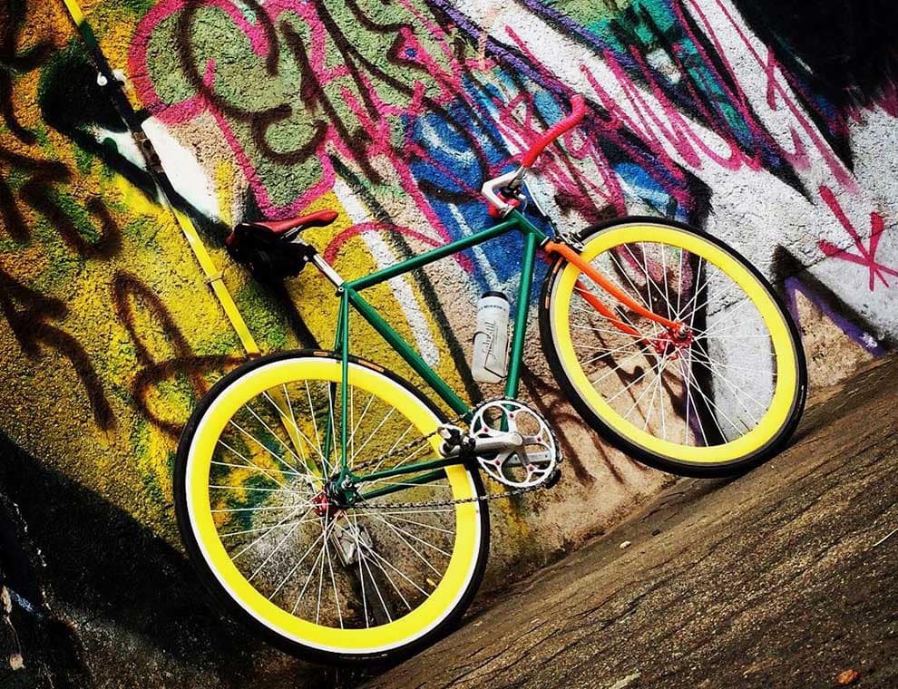 Tuttifrutti Fixie Singlesped Urban Style Graffiti