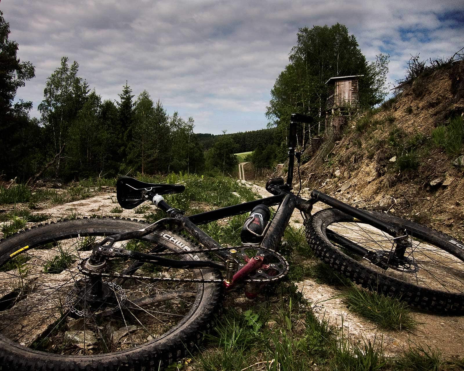 Grenzsteintrophy mit dem Singlespeed