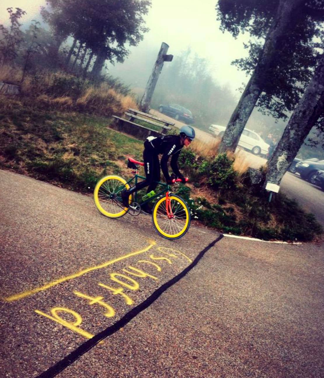 Fixie zum Hochblauen im Schwarzwald | Foto: © Dirk Maertins