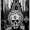 cartel genial con calavera