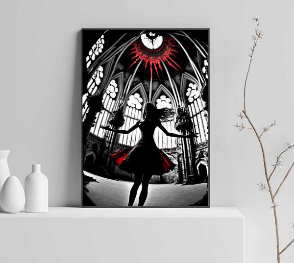 abstract gothic painting