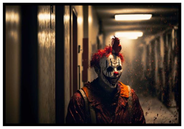affiche de clown de film d'horreur