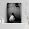 woman in wedding dress horror poster