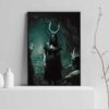 witch with horns poster