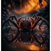 spider and fire painting