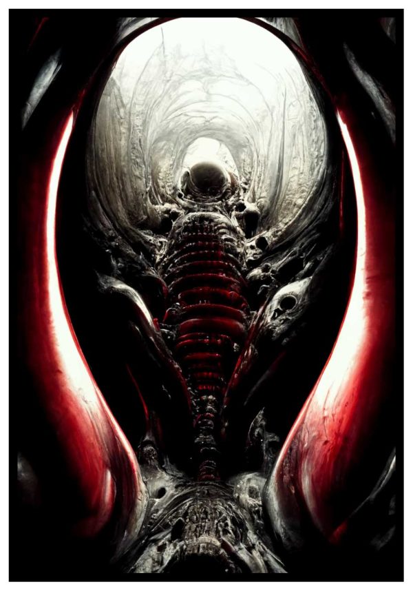 Affiche d'art extraterrestre