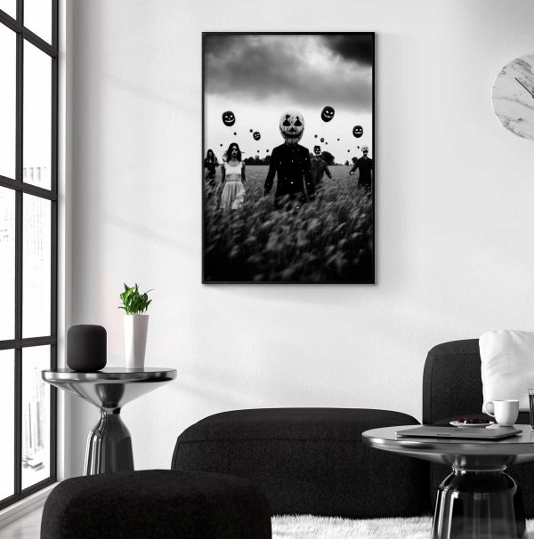 field of disturbed cult people poster