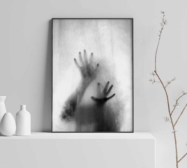 Scary hands painting