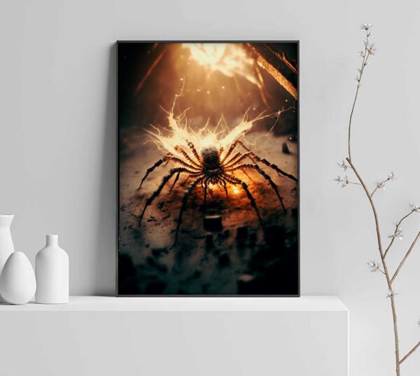 cool spider painting