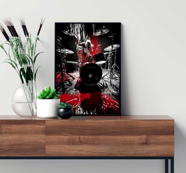 drums and blood poster