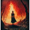Fire sorceress poster