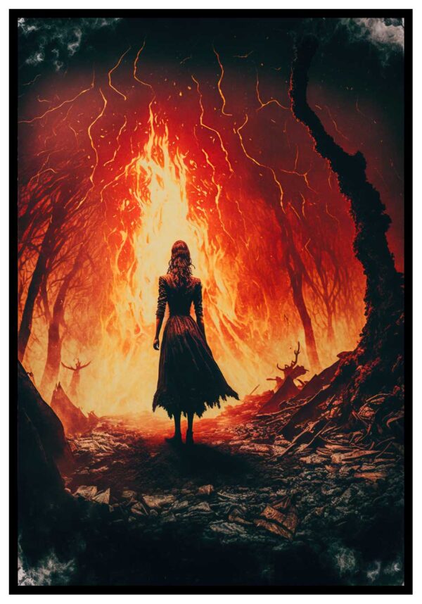 Fire sorceress poster