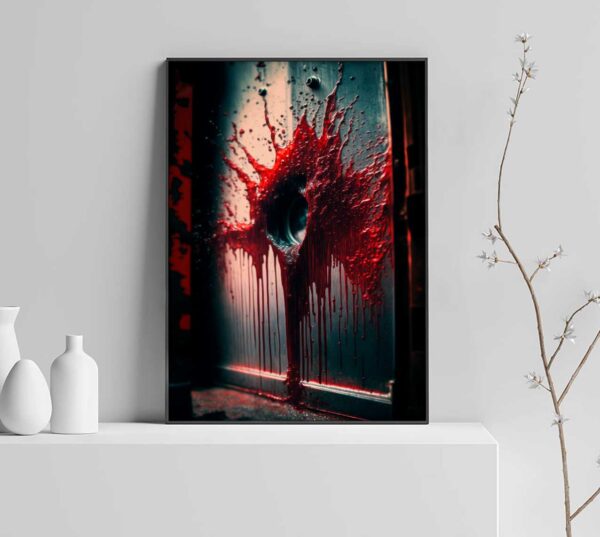 abstract blood poster