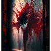 abstract poster with blood stains