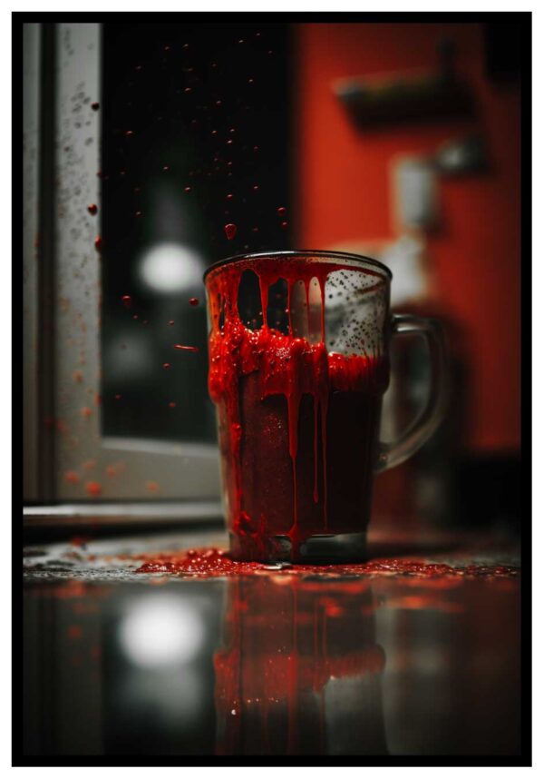 Bloody drink poster