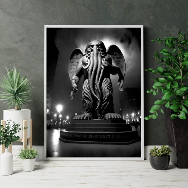 scary elephant poster