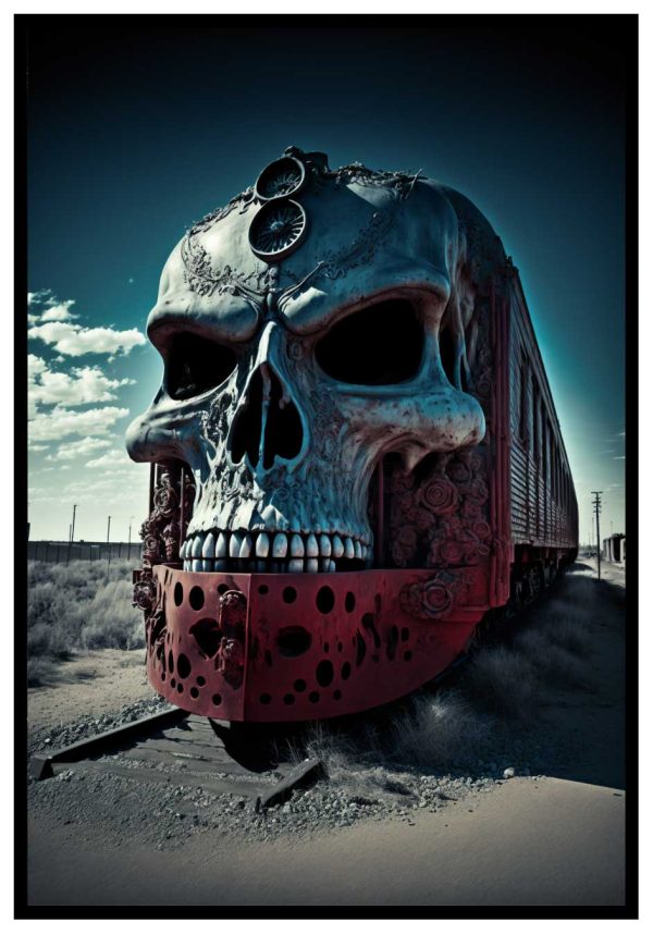 affiche de train mad max