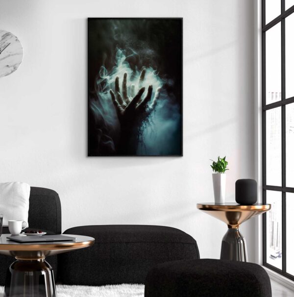 mysterious hands horror painting