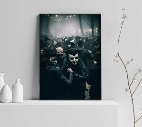 mysterious masks poster