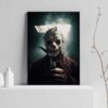 creepy mask horror posters