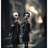 Horror-Puppentheater-Malerei