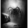 pintura de araña demoníaca