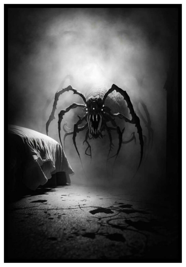 demonic spider painting