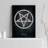 tablero de pentagrama satanista