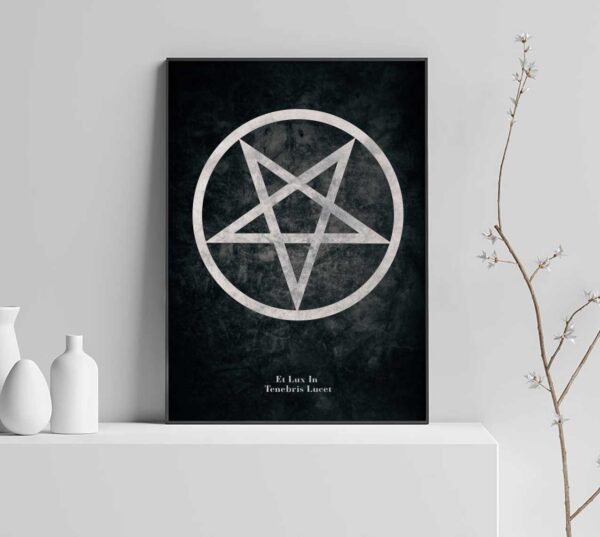 satanist pentagram board